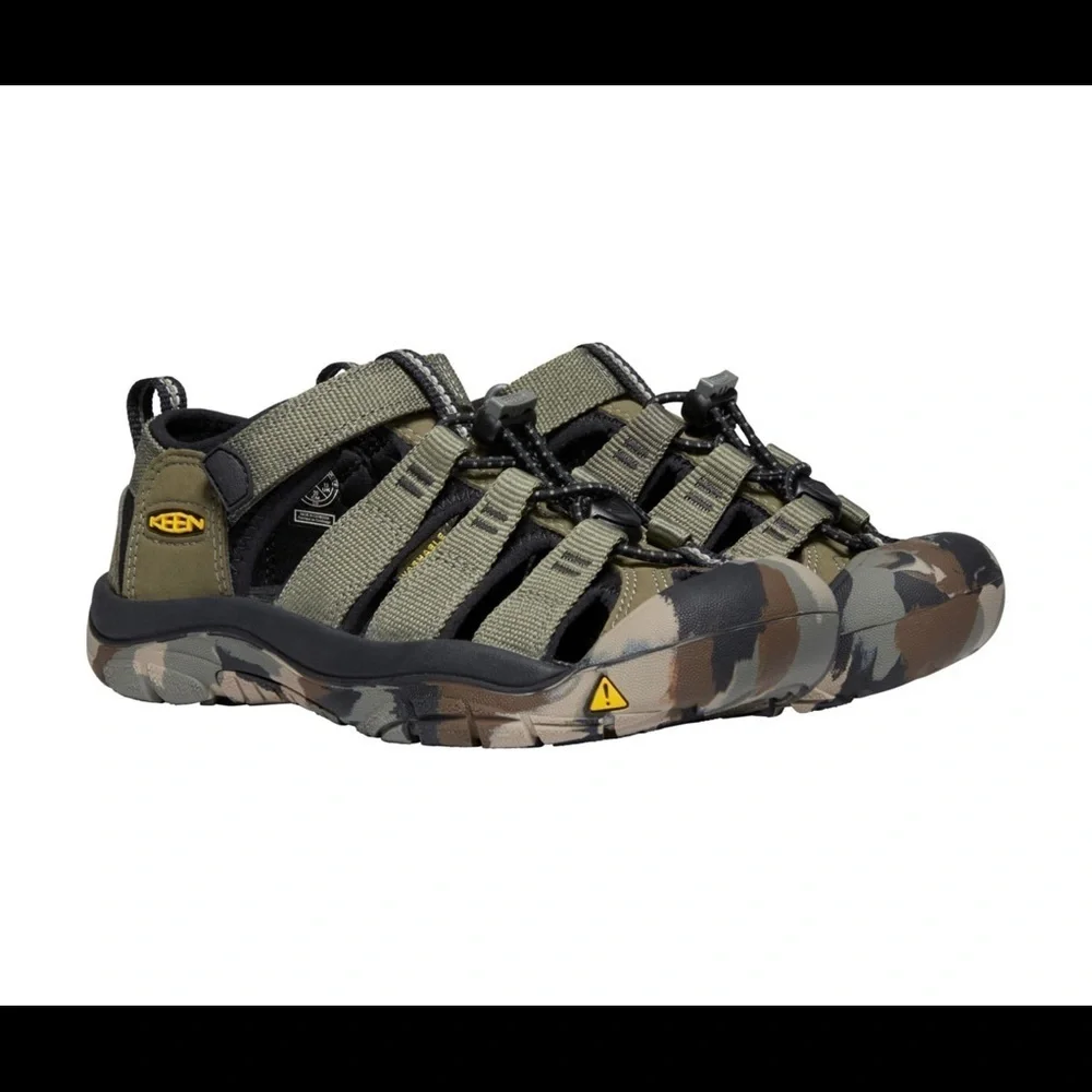 Keen Kid's Newport H2 - Dusty Olive camo green sandals toddler 10